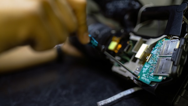 Electronics inspection lab chip authentication counterfeit detection