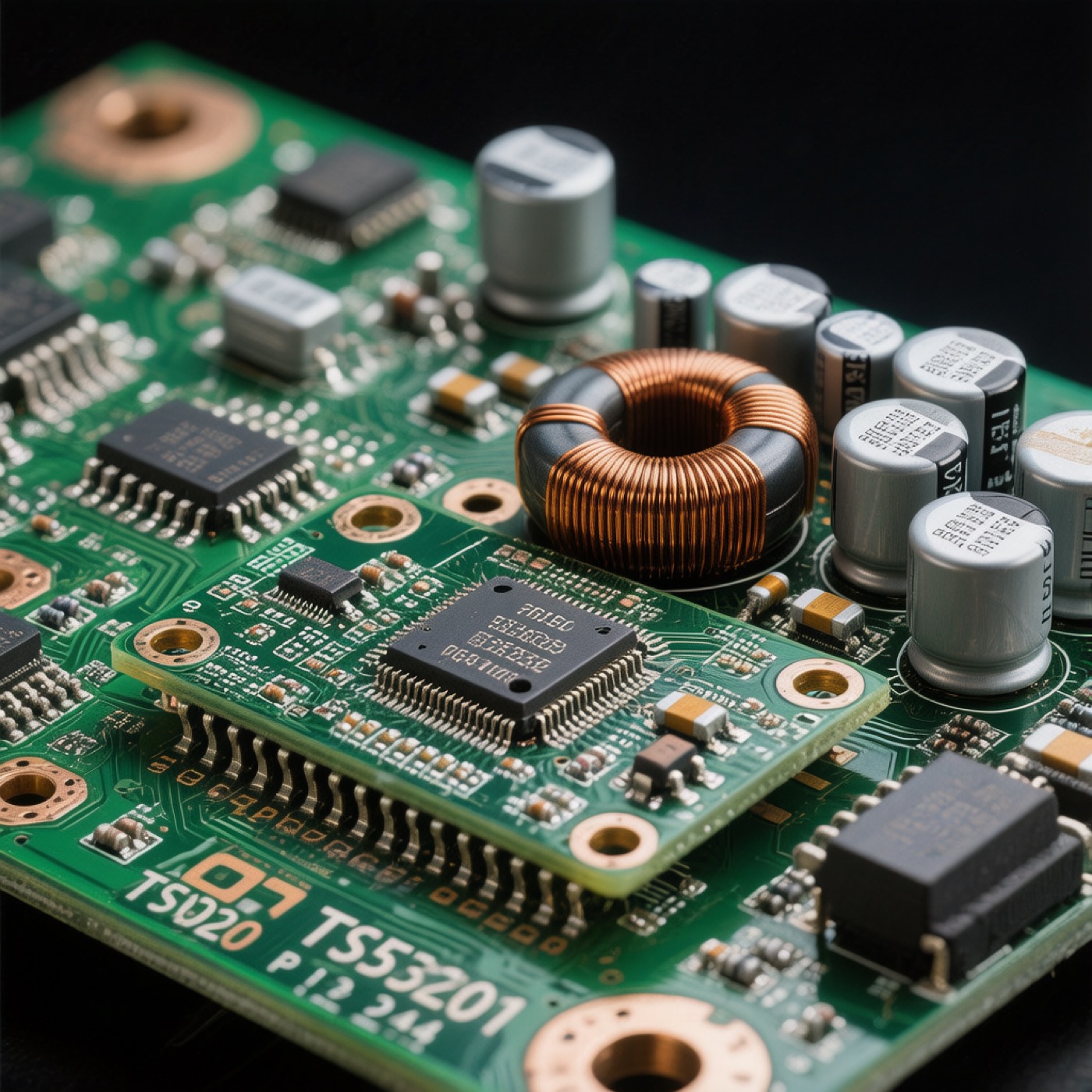 TPS563201 drone power rail design with buck converter, inductor and capacitors